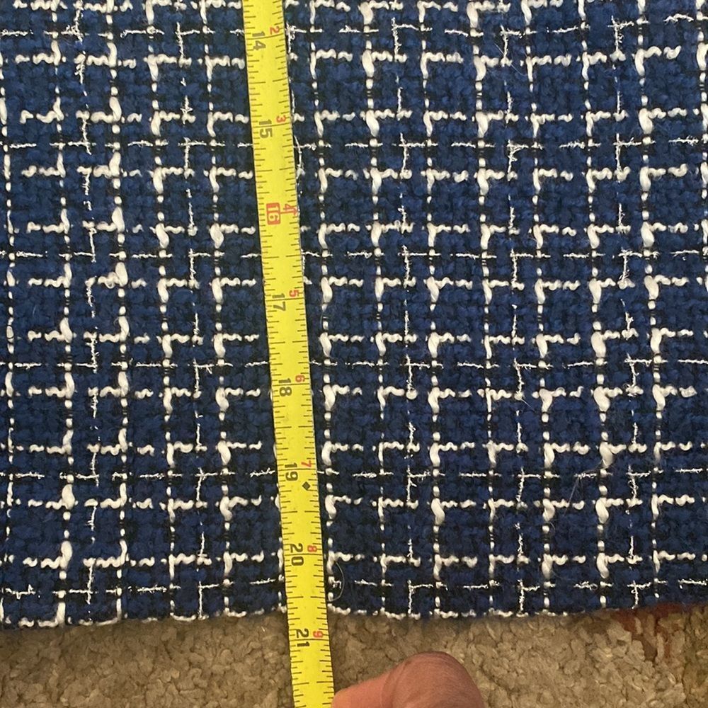 Blue Tweed Dress - Picture 5 of 11